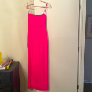 Superdown hot pink maxi dress, worn once